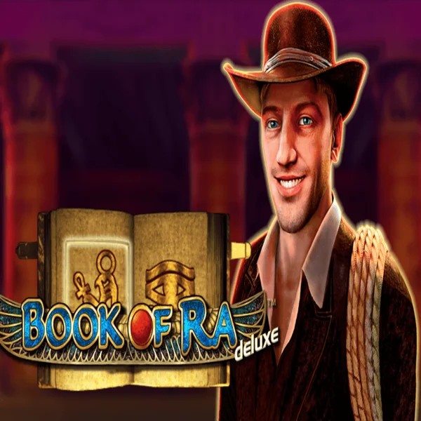 Book of Ra Deluxe by Novomatic, showcased at winrollaa.es – game logo