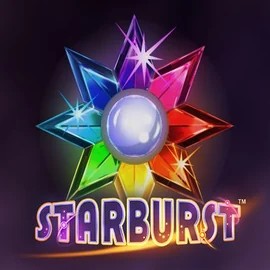 Starburst game by NetEnt – logo hosted on WinRolla Casino
